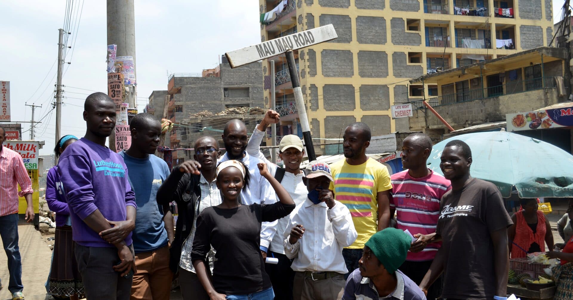On patrol with machetes, Kenya's slum residents hustle for security